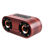 Altoparlante Bluetooth Q8 doppia tromba in legno