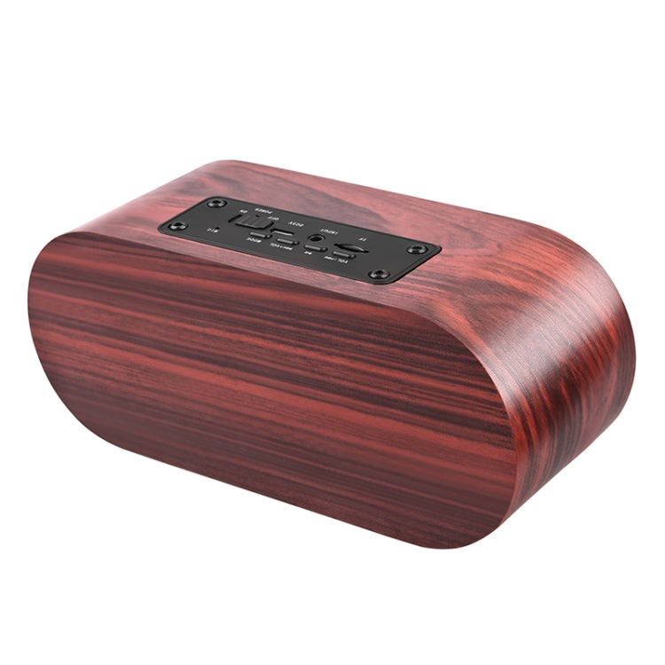 Altoparlante Bluetooth Q8 doppia tromba in legno