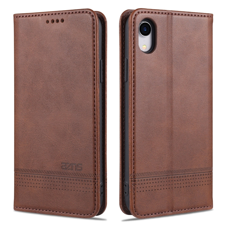 Custodia portafoglio in pelle con slot carte per iPhone XR