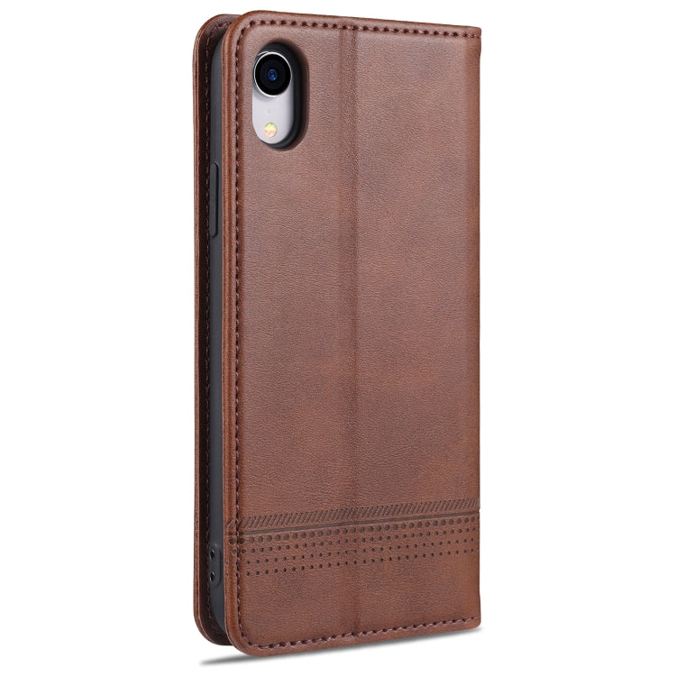 Custodia portafoglio in pelle con slot carte per iPhone XR
