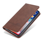 Custodia portafoglio in pelle con slot carte per iPhone XR