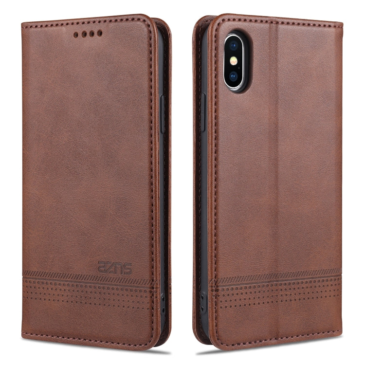 Custodia portafoglio in pelle con slot carte per iPhone XR
