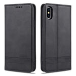 Custodia portafoglio in pelle con slot carte per iPhone XR