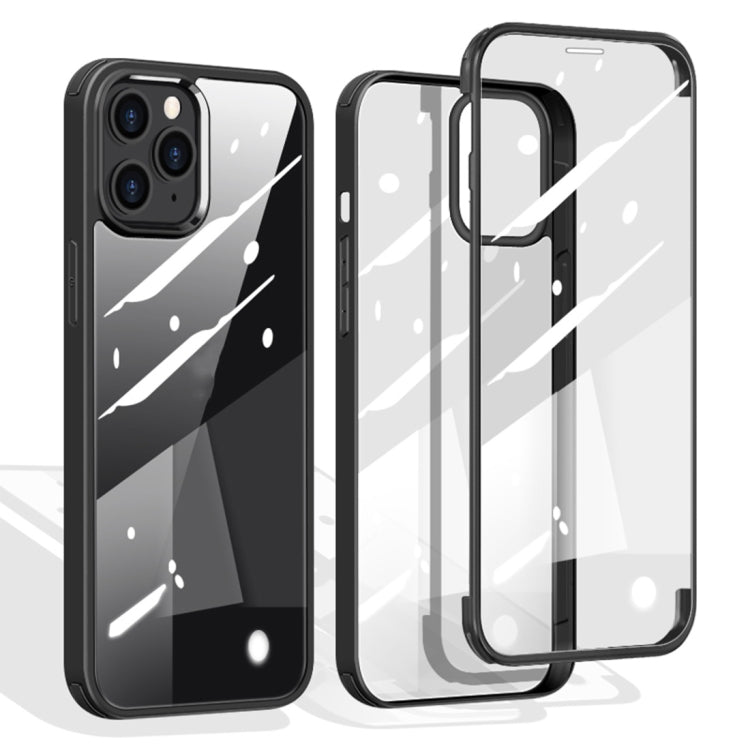 Custodia protettiva in vetro e plastica per iPhone 12 mini, 12, 1