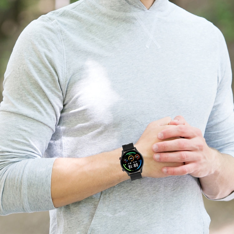 Cinturino in silicone con fibbia acciaio per Xiaomi Watch Color