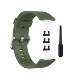 Cinturino in silicone per Huawei Watch Fit con fibbia in acciaio