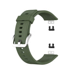 Cinturino in silicone per Huawei Watch Fit con fibbia in acciaio