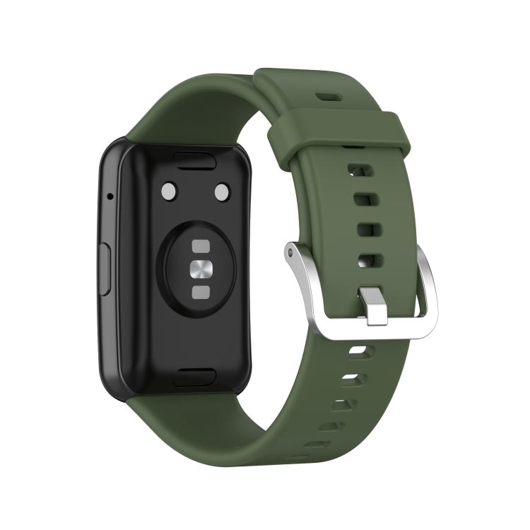 Cinturino in silicone per Huawei Watch Fit con fibbia in acciaio
