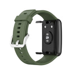 Cinturino in silicone per Huawei Watch Fit con fibbia in acciaio