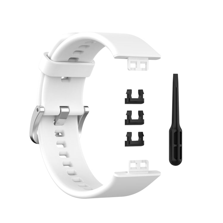 Cinturino in silicone per Huawei Watch Fit con fibbia in acciaio
