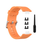 Cinturino in silicone per Huawei Watch Fit con fibbia in acciaio