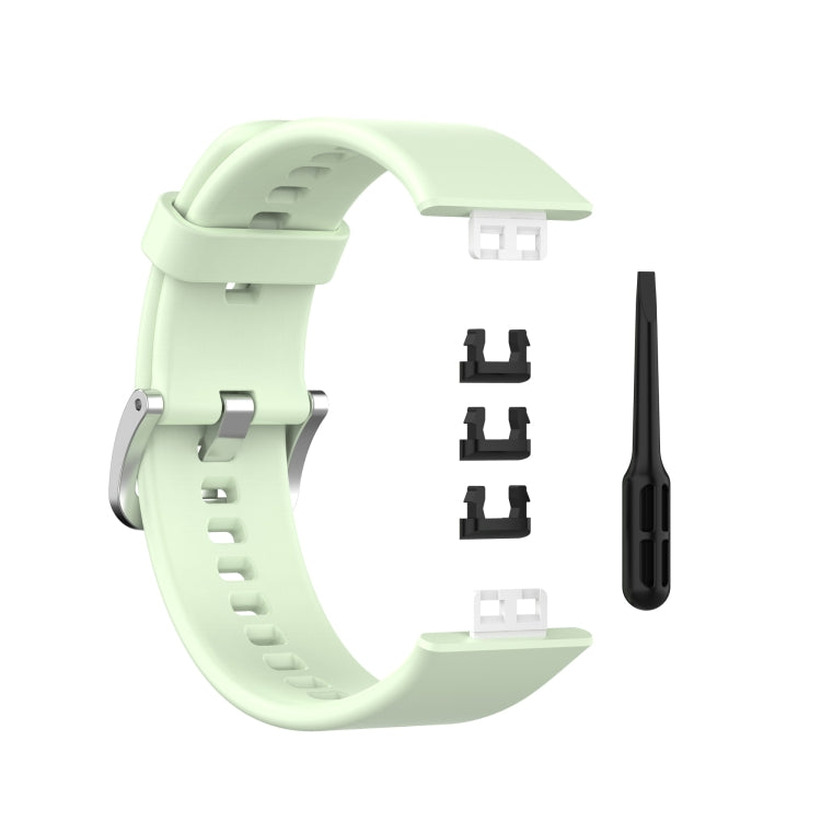 Cinturino in silicone per Huawei Watch Fit con fibbia in acciaio