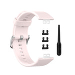 Cinturino in silicone per Huawei Watch Fit con fibbia in acciaio