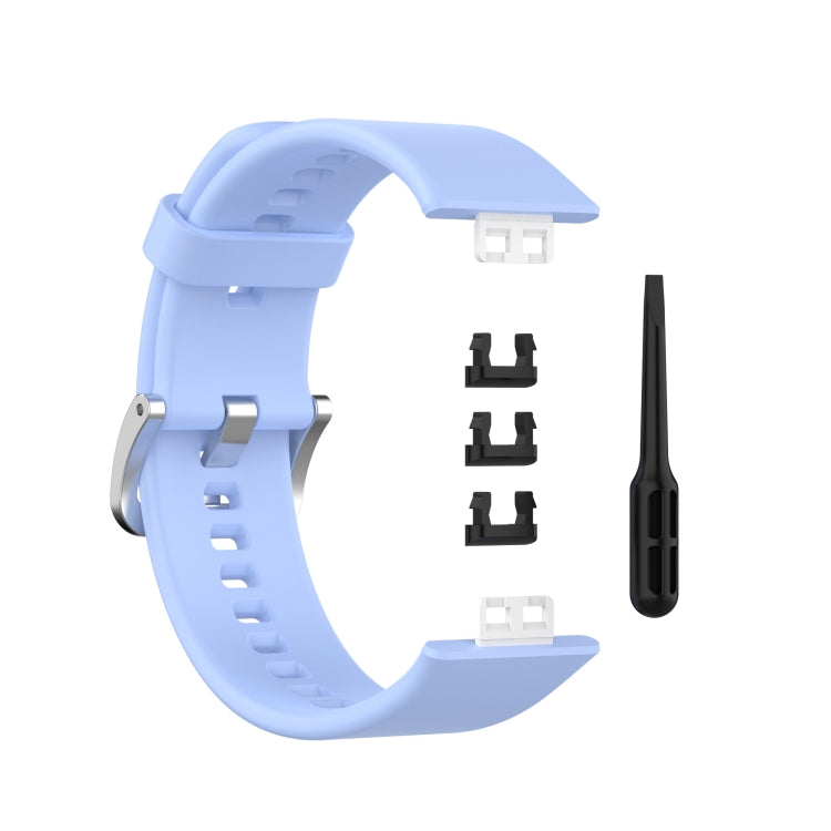Cinturino in silicone per Huawei Watch Fit con fibbia in acciaio