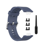 Cinturino in silicone per Huawei Watch Fit con fibbia in acciaio