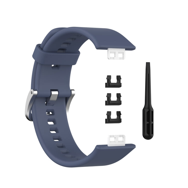 Cinturino in silicone per Huawei Watch Fit con fibbia in acciaio