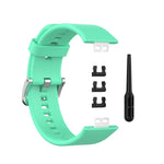 Cinturino in silicone per Huawei Watch Fit con fibbia in acciaio