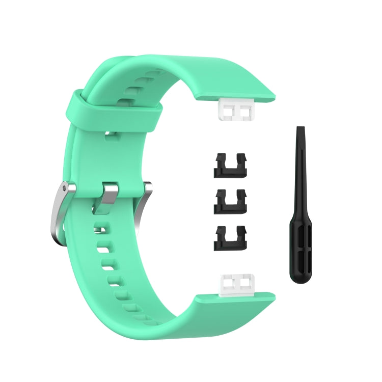 Cinturino in silicone per Huawei Watch Fit con fibbia in acciaio
