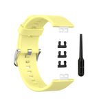 Cinturino in silicone per Huawei Watch Fit con fibbia in acciaio