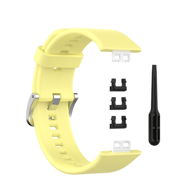 Cinturino in silicone per Huawei Watch Fit con fibbia in acciaio
