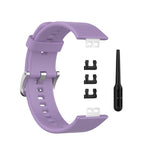 Cinturino in silicone per Huawei Watch Fit con fibbia in acciaio