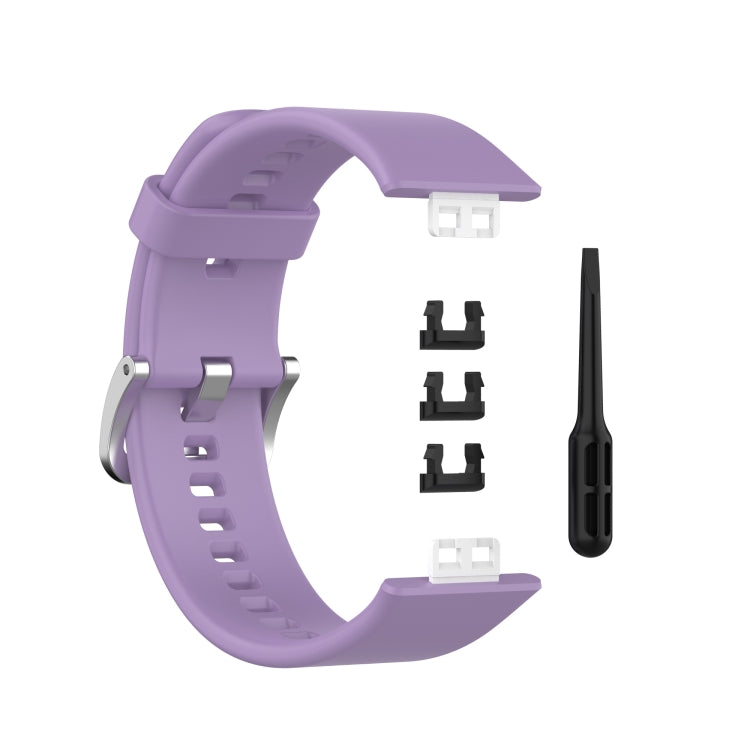 Cinturino in silicone per Huawei Watch Fit con fibbia in acciaio