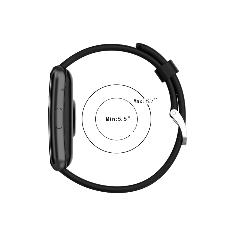 Cinturino in silicone per Huawei Watch Fit con fibbia in acciaio