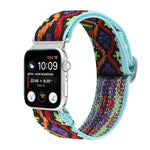 Cinturino nylon elastico con fibbia per Apple Watch SE 40mm e 38m