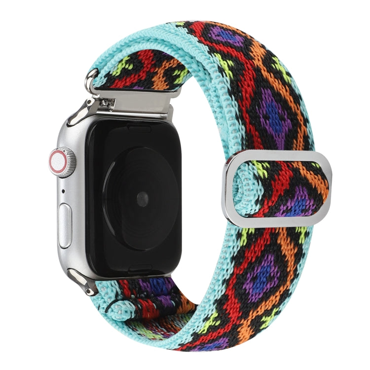 Cinturino nylon elastico con fibbia per Apple Watch SE 40mm e 38m