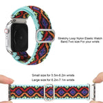 Cinturino nylon elastico con fibbia per Apple Watch SE 40mm e 38m