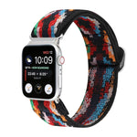 Cinturino nylon elastico con fibbia per Apple Watch SE 40mm e 38m
