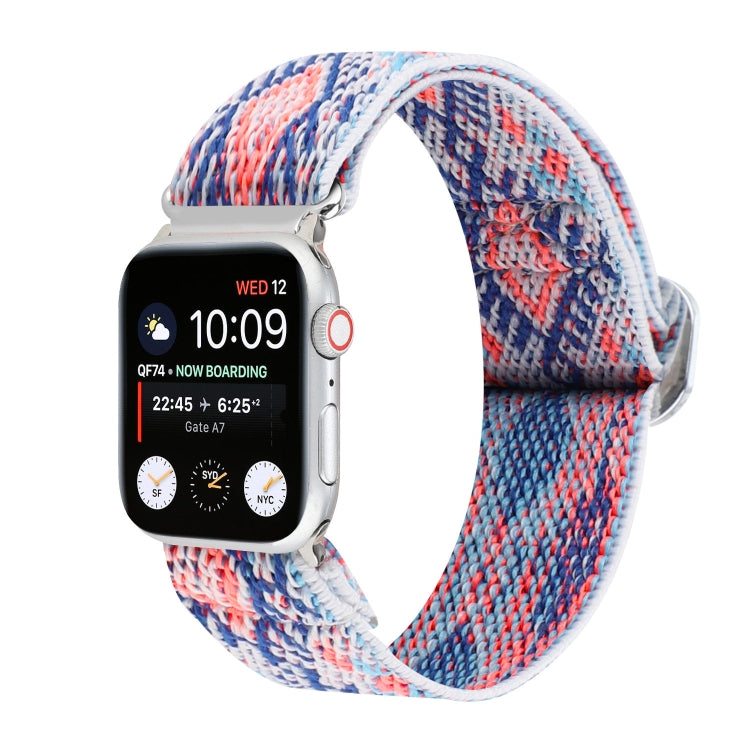 Cinturino nylon elastico con fibbia per Apple Watch SE 40mm e 38m