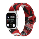 Cinturino nylon elastico con fibbia per Apple Watch SE 40mm e 38m