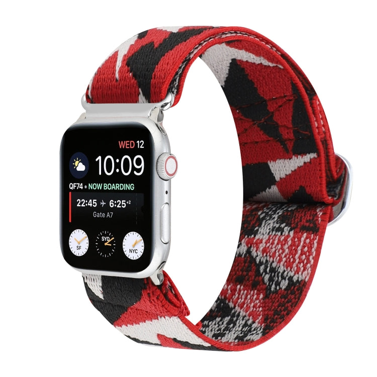 Cinturino nylon elastico con fibbia per Apple Watch SE 40mm e 38m