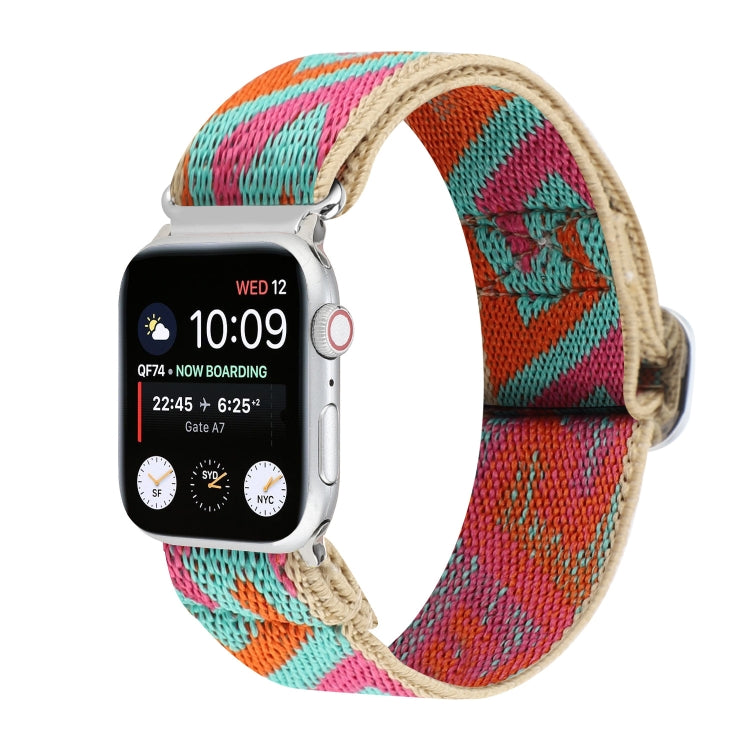 Cinturino nylon elastico con fibbia per Apple Watch SE 40mm e 38m