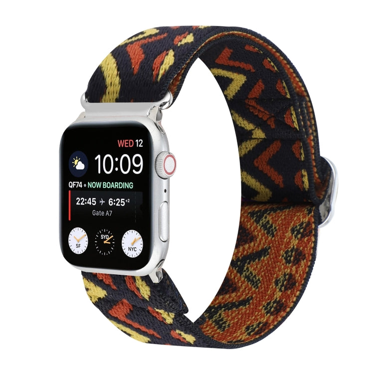 Cinturino nylon elastico con fibbia per Apple Watch SE 40mm e 38m