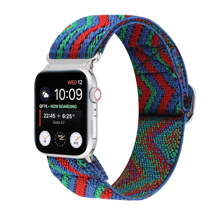 Cinturino nylon elastico con fibbia per Apple Watch SE 40mm e 38m