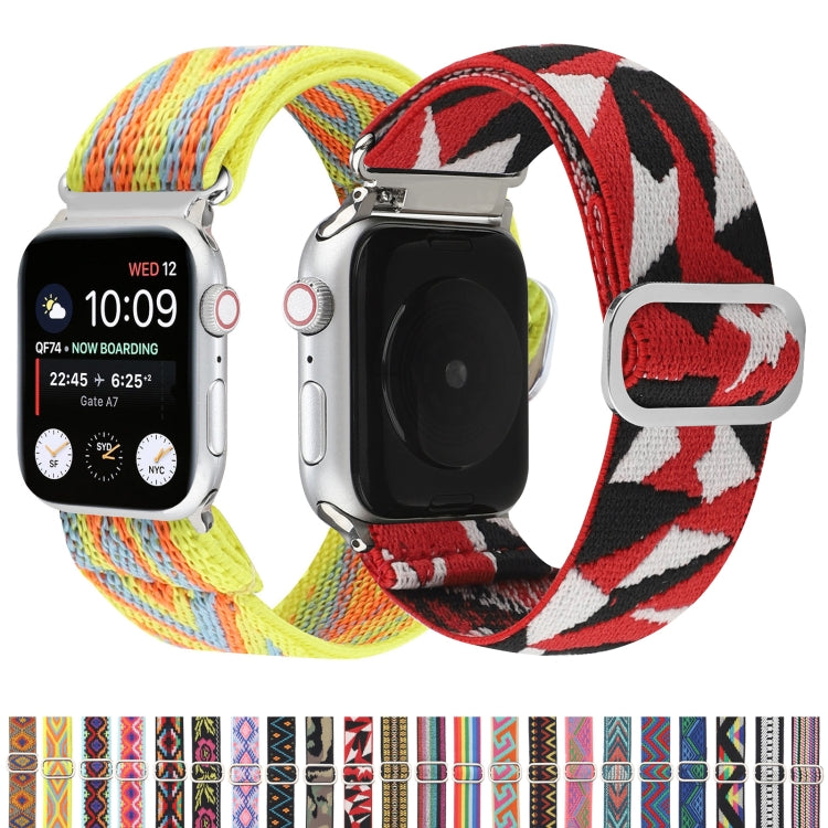 Cinturino nylon elastico con fibbia per Apple Watch SE 40mm e 38m