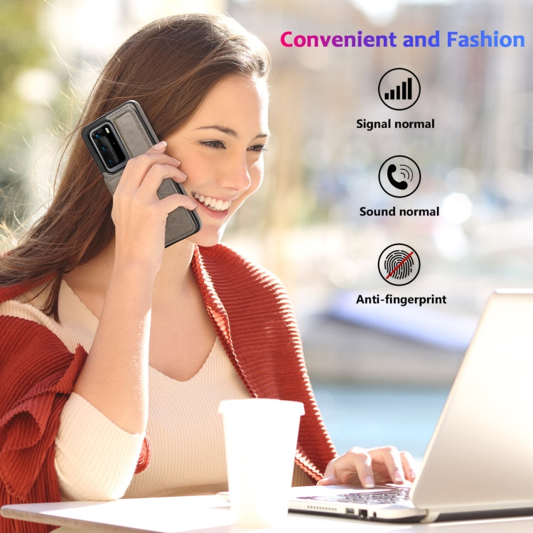 Custodia protettiva mandala con doppia fibbia per Huawei P40 Pro, P30 Pro e P40
