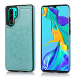 Custodia protettiva mandala con doppia fibbia per Huawei P40 Pro, P30 Pro e P40