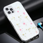 Custodia protettiva in TPU con motivo fiori per iPhone 11