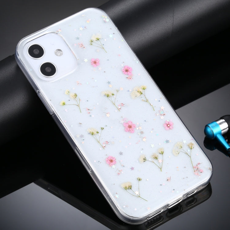 Custodia protettiva in TPU con motivo fiori per iPhone 11