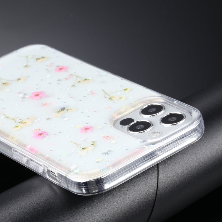 Custodia TPU con motivo fiori per iPhone 12 e 12 Pro