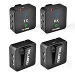 Microfono wireless YELANGU MX5 2.4G per interviste