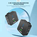 Microfono wireless YELANGU MX5 2.4G per interviste