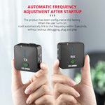 Microfono wireless YELANGU MX5 2.4G per interviste