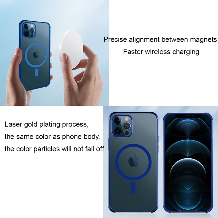 Custodia TPU trasparente con placcatura laser per iPhone 12 Pro M
