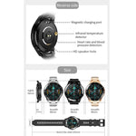GT3 Smartwatch con schermo rotondo 1,3" e cardiofrequenzimetro