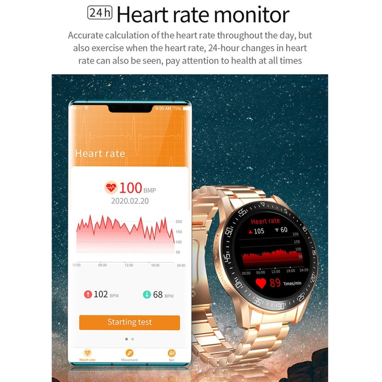GT3 Smartwatch con schermo rotondo 1,3" e cardiofrequenzimetro