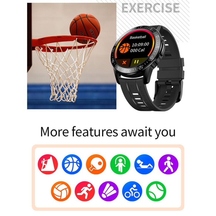 GT3 Smartwatch con schermo rotondo 1,3" e cardiofrequenzimetro